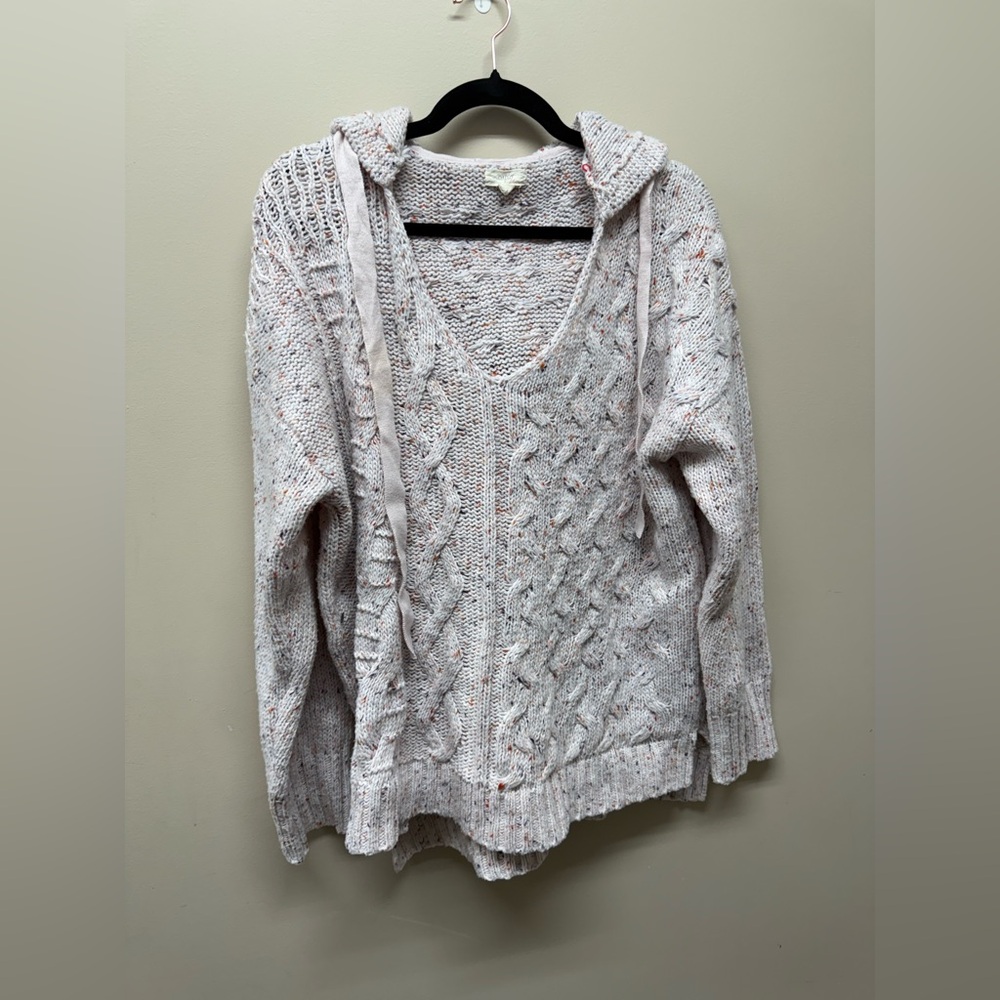 Cupio Cozy Knit Hooded Sweater 
Women's XL